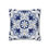Thumbnail: Blue Tile Spun Polyester Square Pillowcase