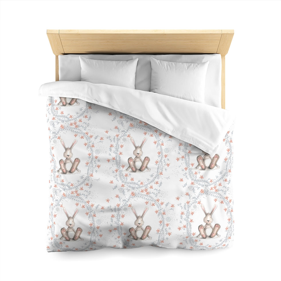 Thumbnail: LG Riley Rabbit Microfiber Duvet Cover