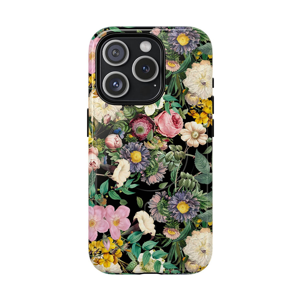 Thumbnail: Italian Floral Vintage Tough Magnetic Phone Case 