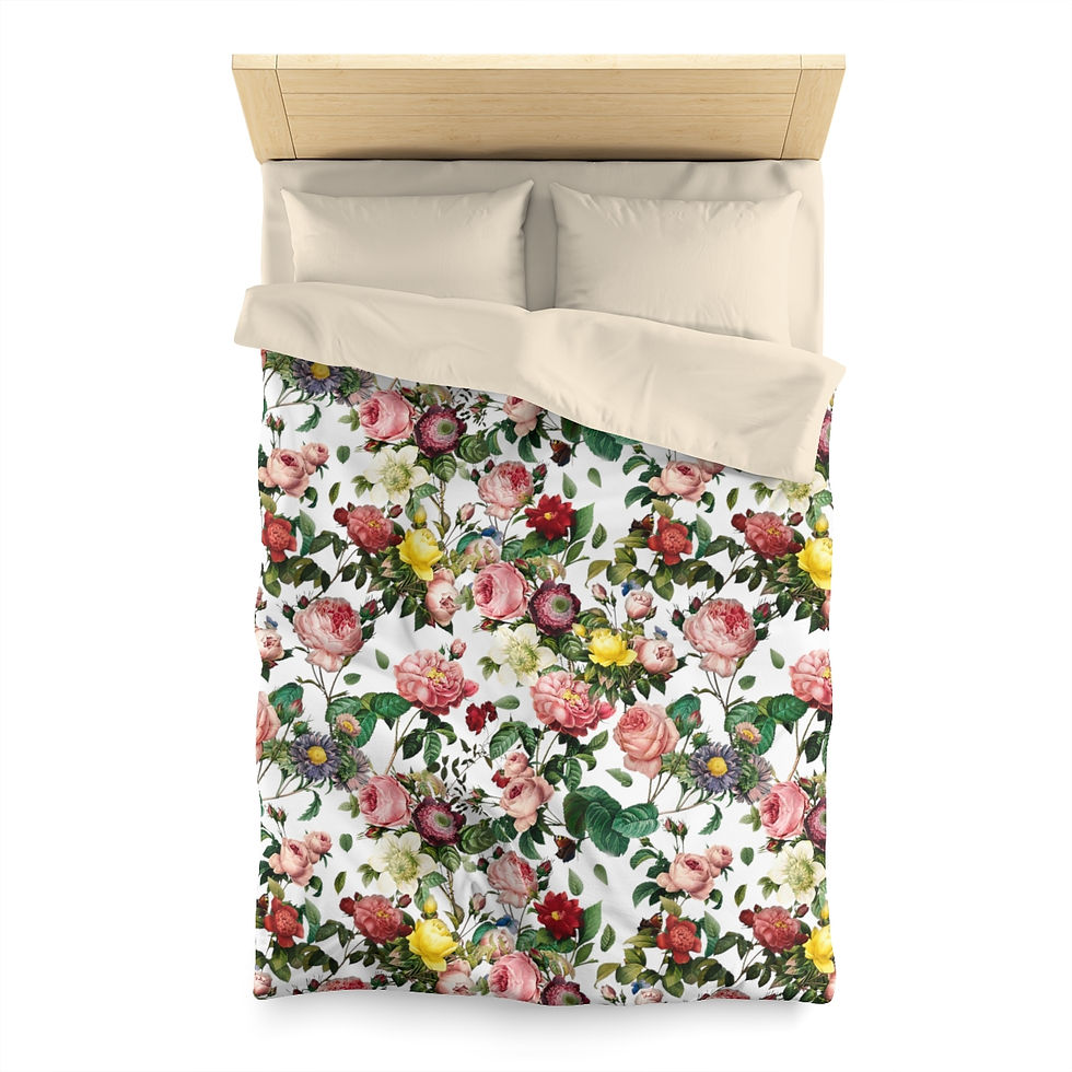 Thumbnail: Glorious Garden Microfiber Duvet Cover