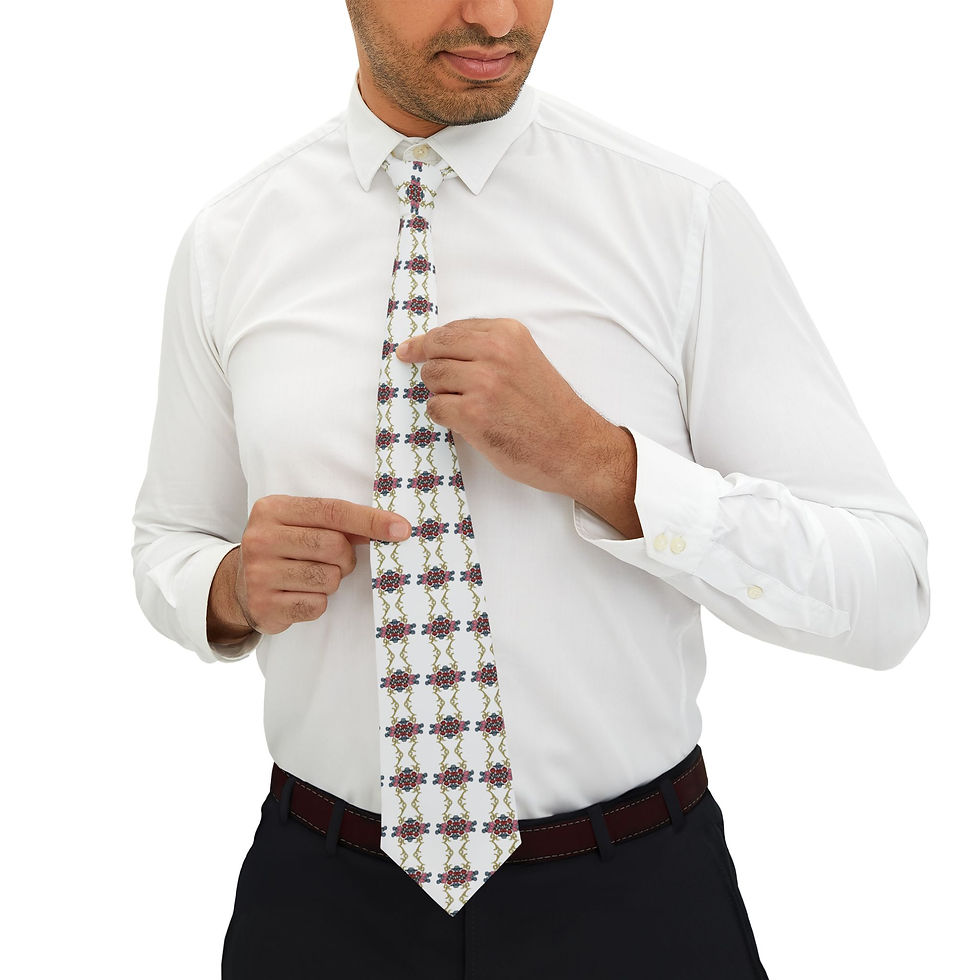 Thumbnail: Elegant Floral Necktie - 