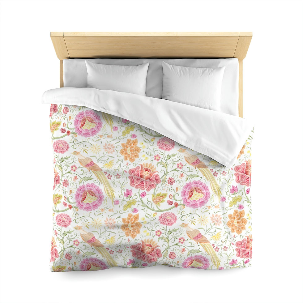 Thumbnail: East Garden Microfiber Duvet Cover
