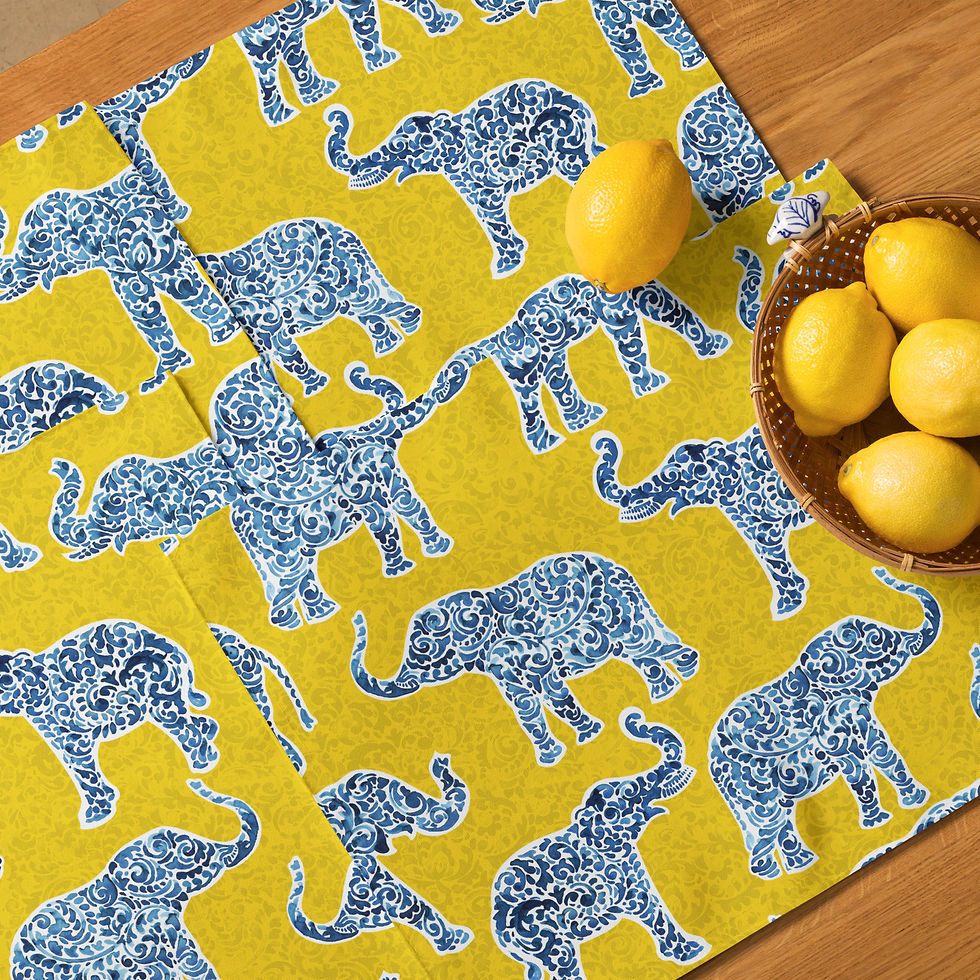 Thumbnail: Elephant Placemat Set