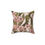 Thumbnail: Watercolour Tulips Soft Pink Faux Suede Square Pillow