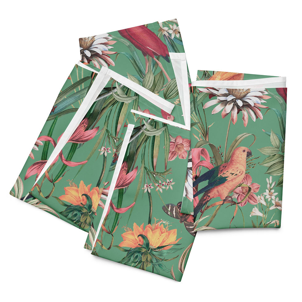 Thumbnail: Baly (green) Cloth napkin set