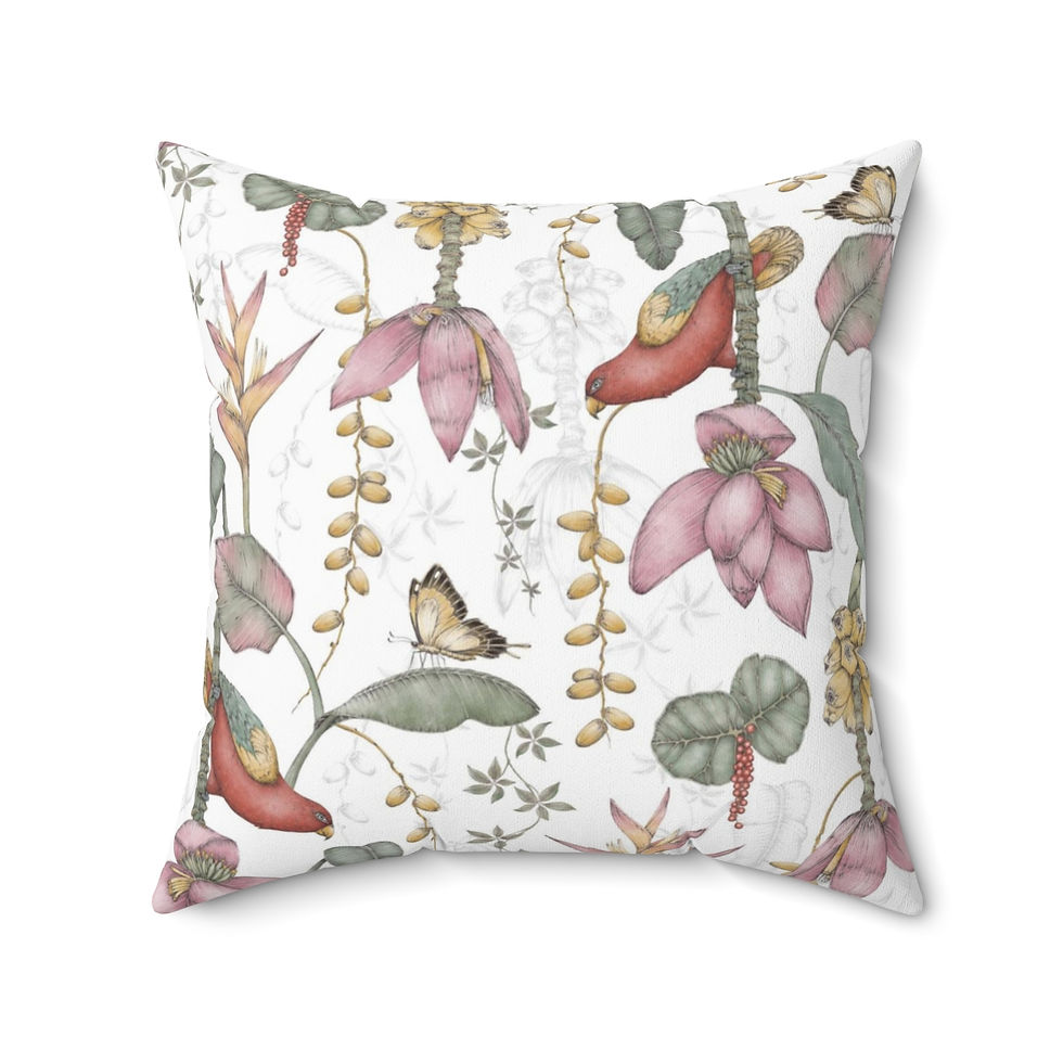 Thumbnail: Exotica II Spun Polyester Square Pillow