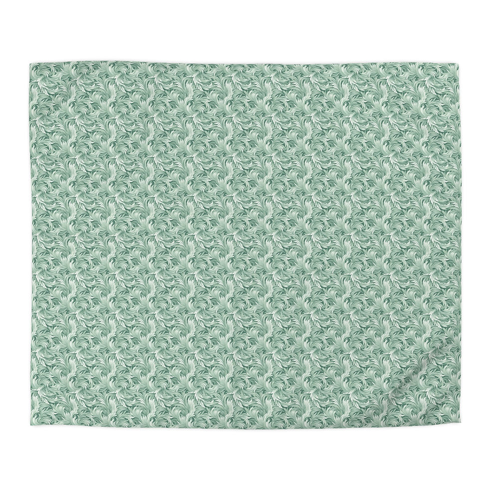 Thumbnail: Mint Green Microfiber Duvet Cover 