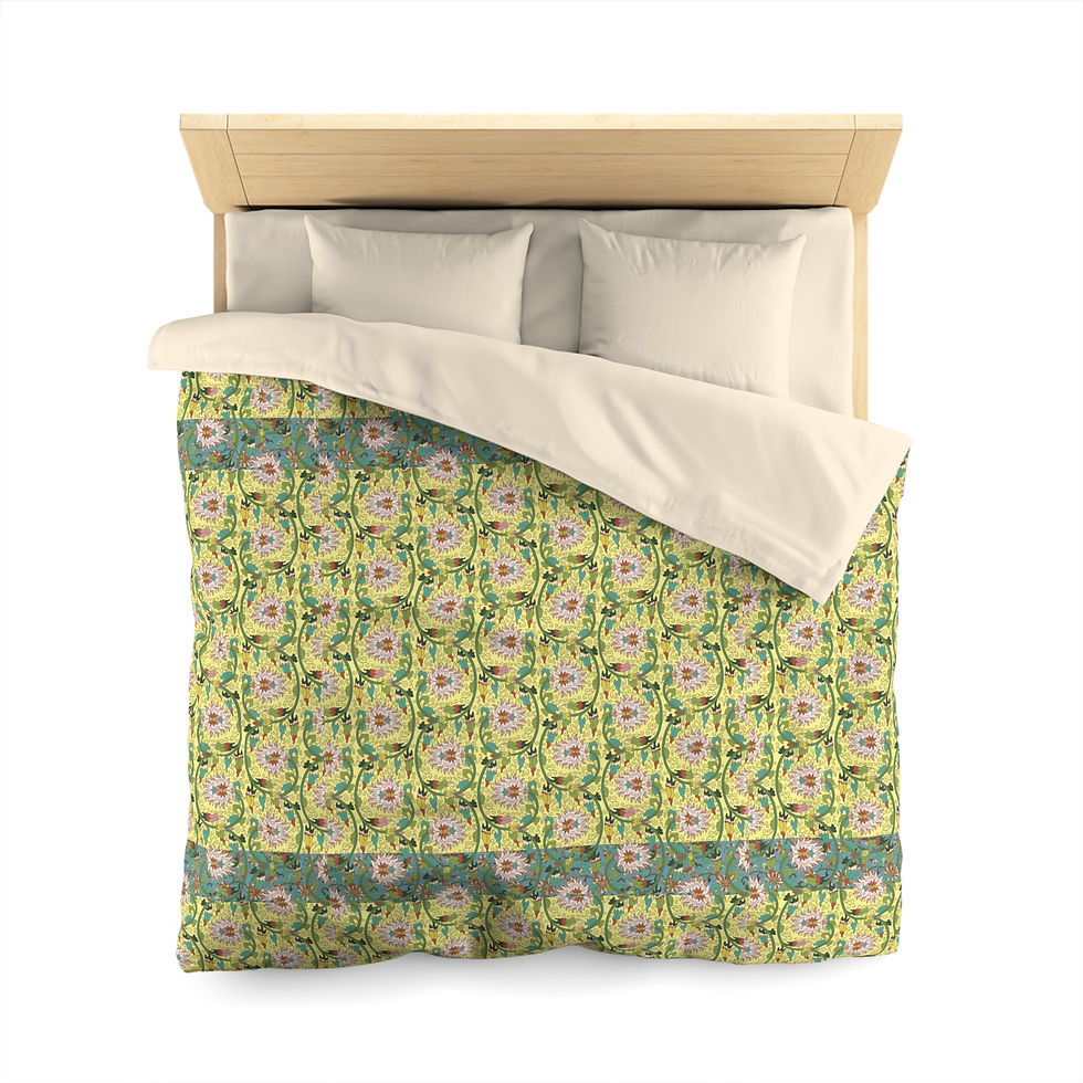 Thumbnail:  Colorful Chinese Yellow Microfiber Duvet Cover 