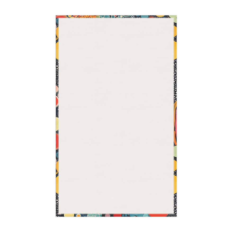 Thumbnail: Whimsical Colors Artistic Tea Towels