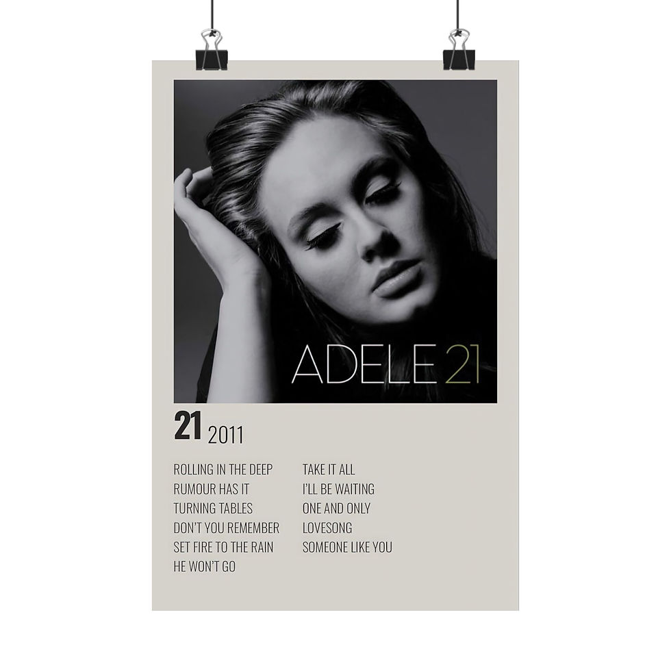Thumbnail: Adele 21 2011 Matte Vertical Posters
