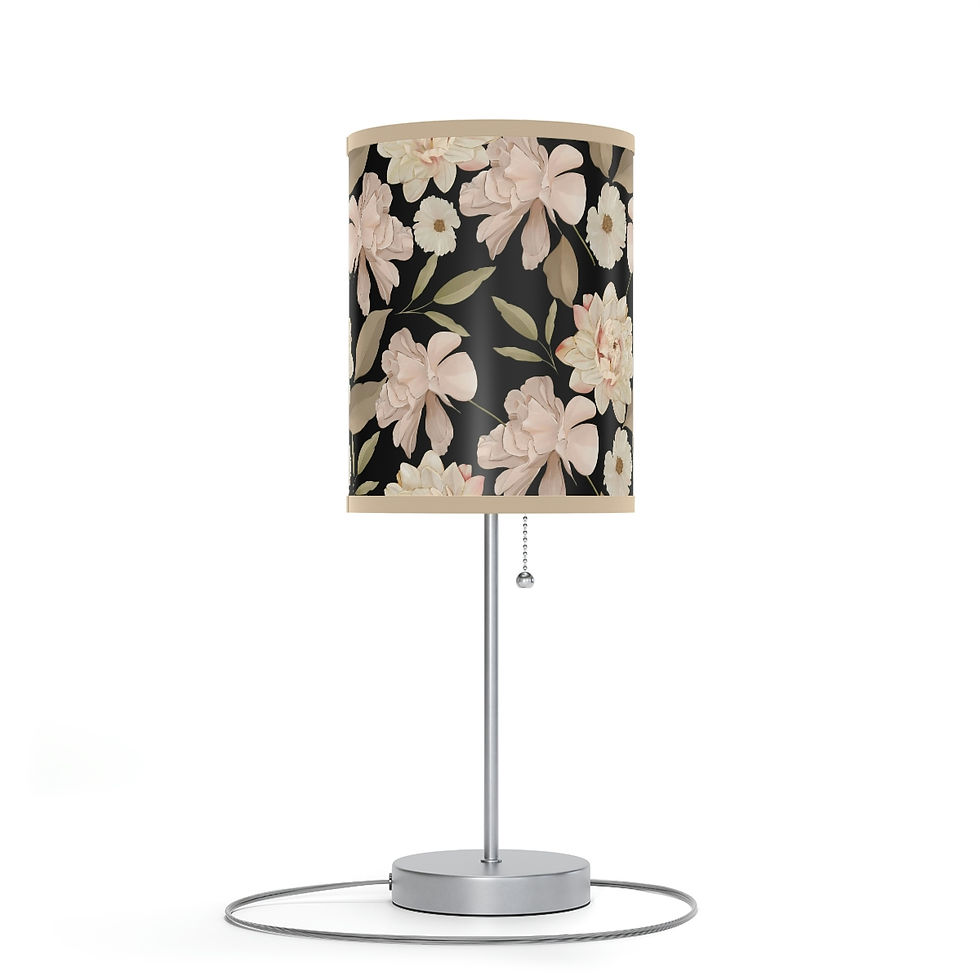 Thumbnail: White Roses Lamp on a Stand, US|CA plug