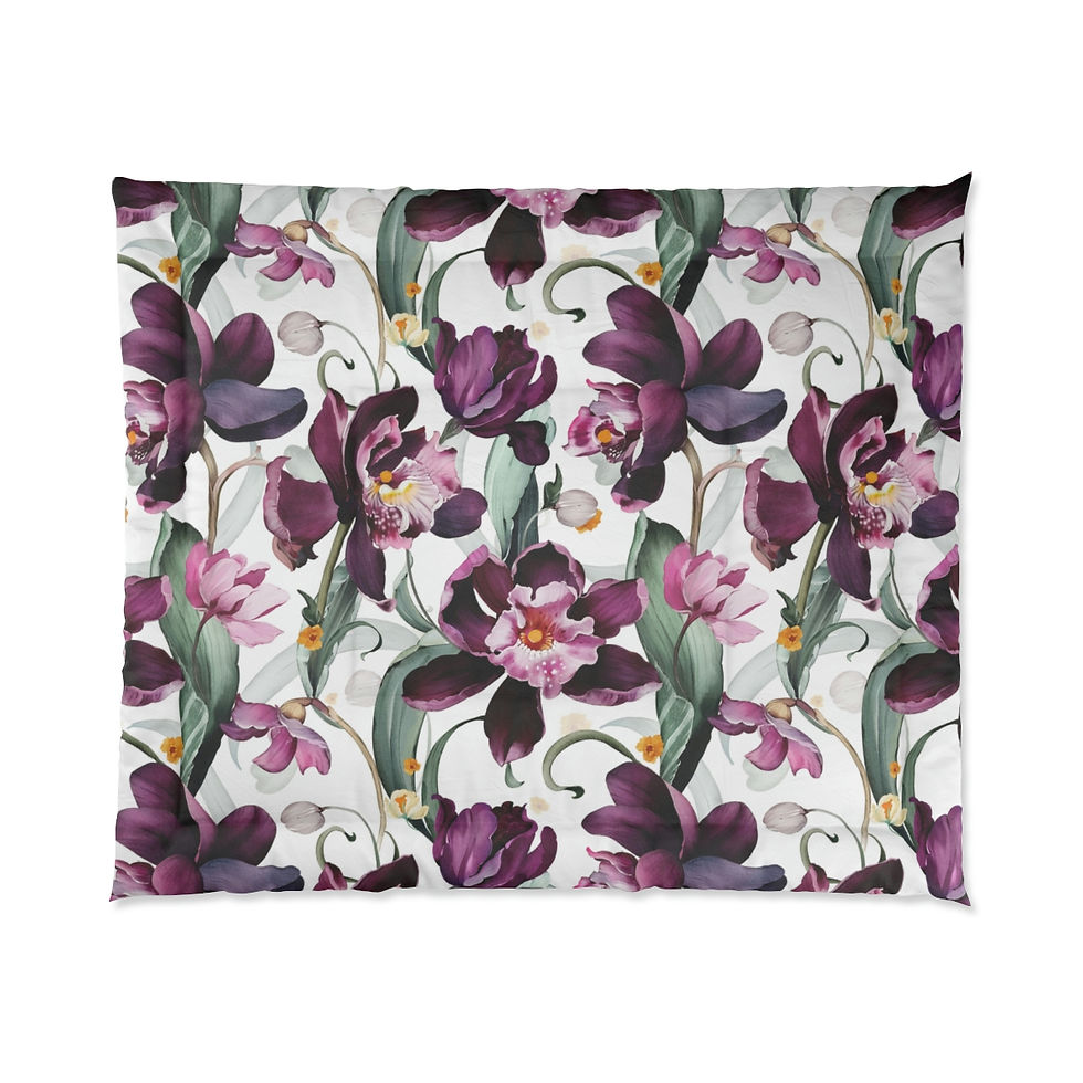 Thumbnail: Purple Iris Comforter