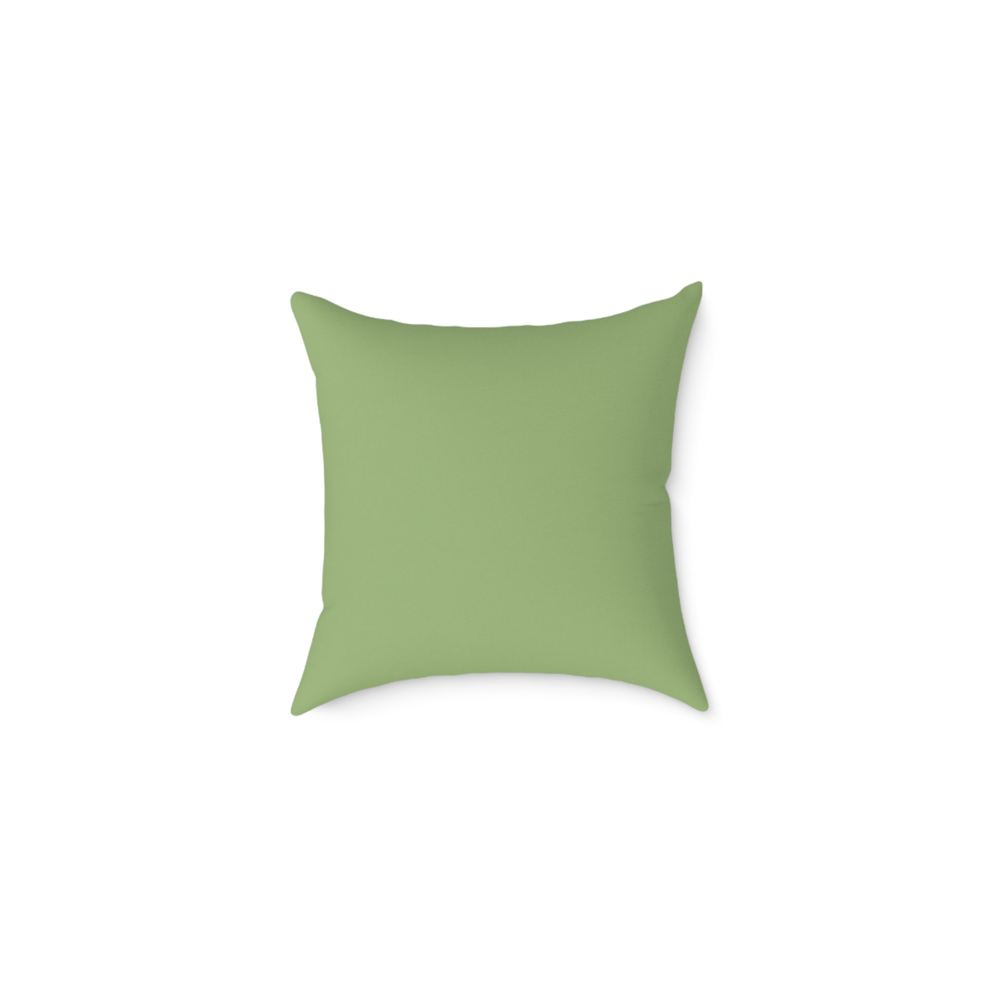  Color Happy Green Spun Polyester Pillow