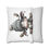 Thumbnail: Cute Winter Moose Pillow Cover – Cozy Decorative Throw Pillowcase
