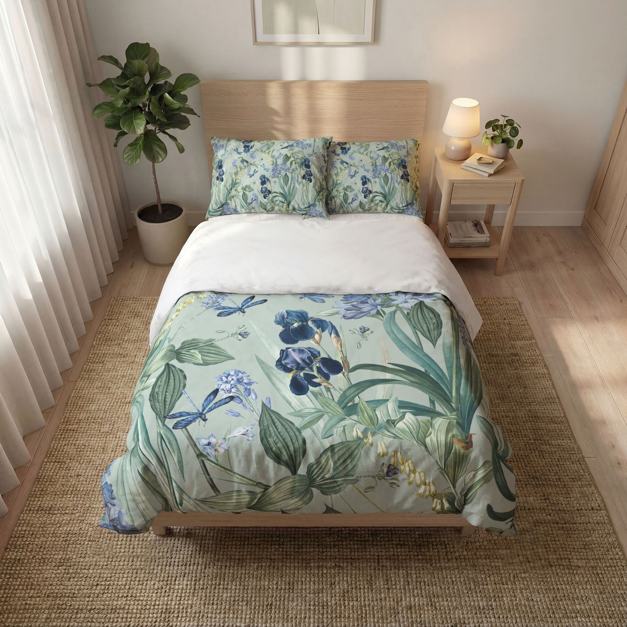 Paradise Found Quilt Cover Set — Floral Duvet Cover & 2 Pillow Shams