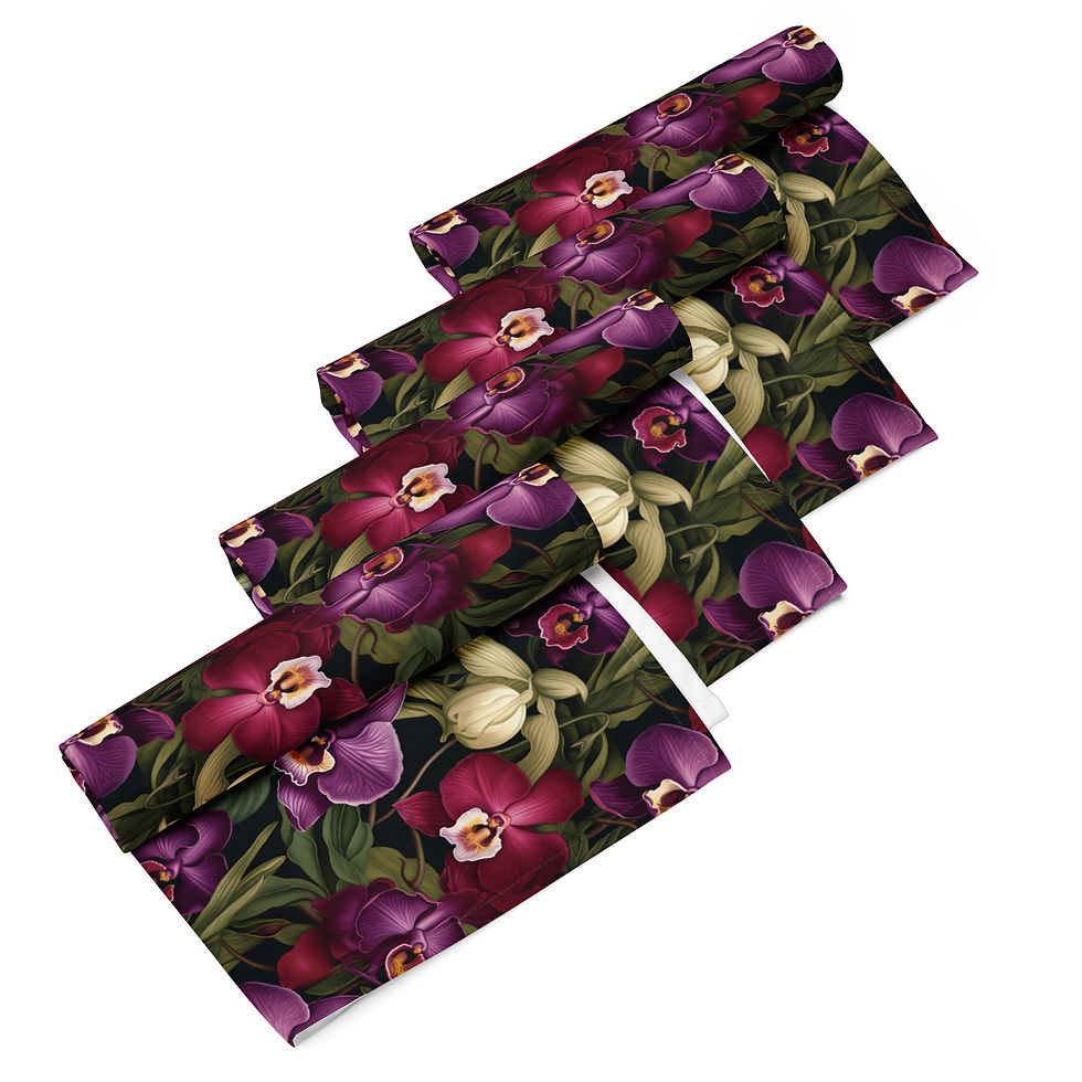 Thumbnail: Orchid Cloth napkin set