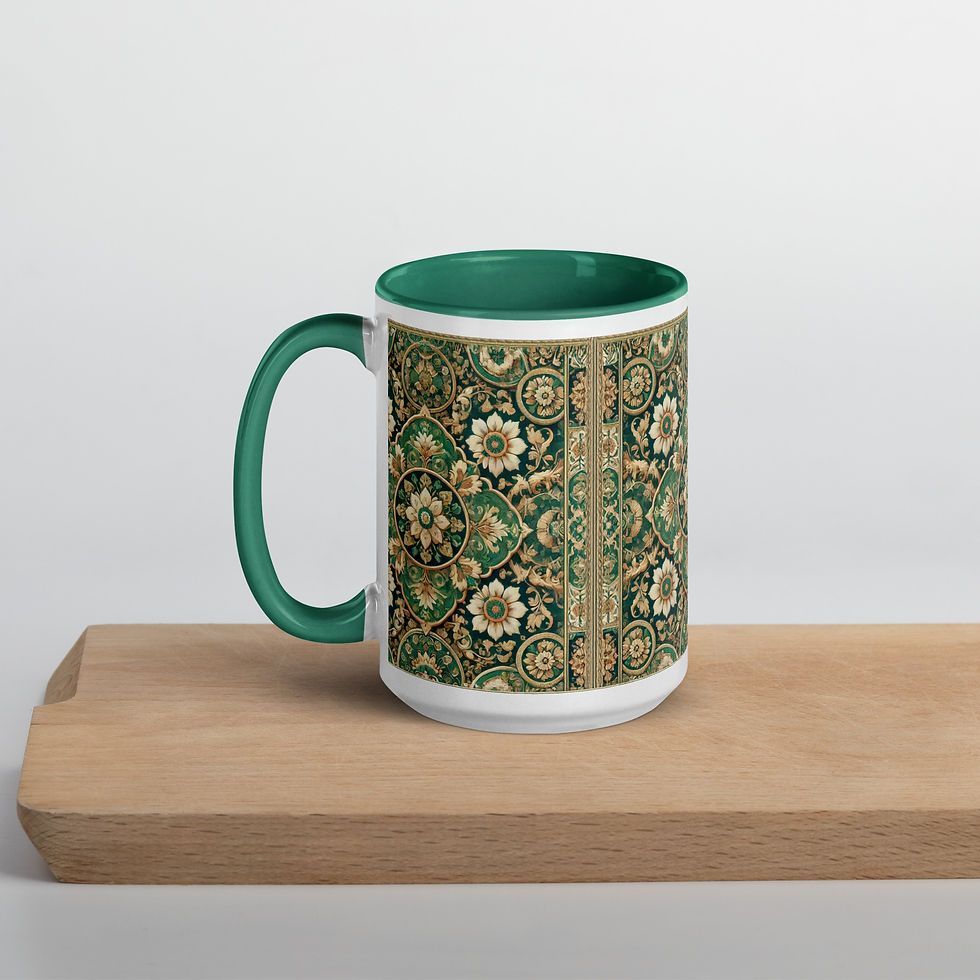 Thumbnail: Persian Evergreen Mug with Color Inside