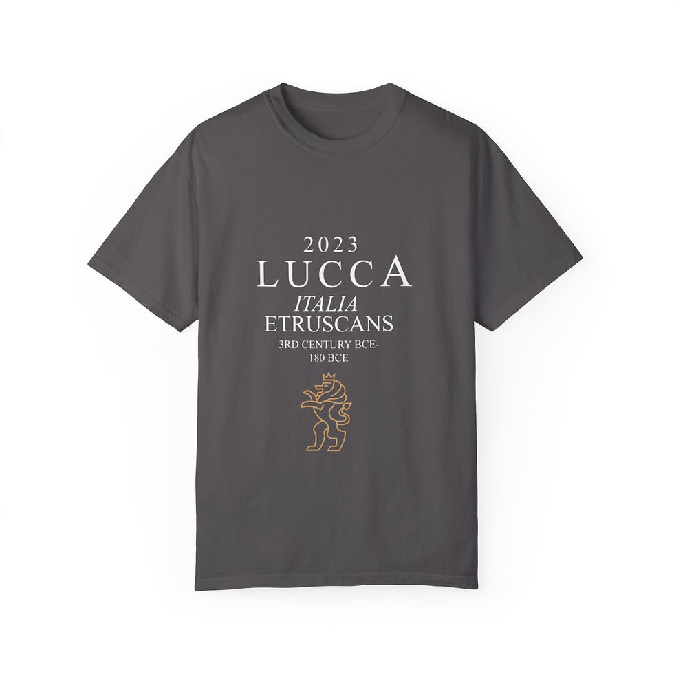 Thumbnail: Lucca Etruscan /2 Unisex Garment-Dyed T-shirt