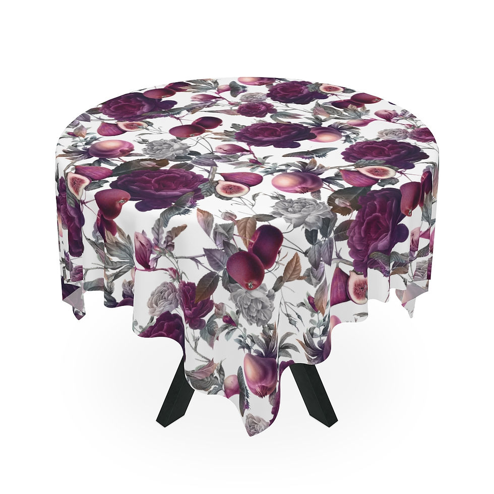 Thumbnail: Mauve Maroon Plum Tablecloth