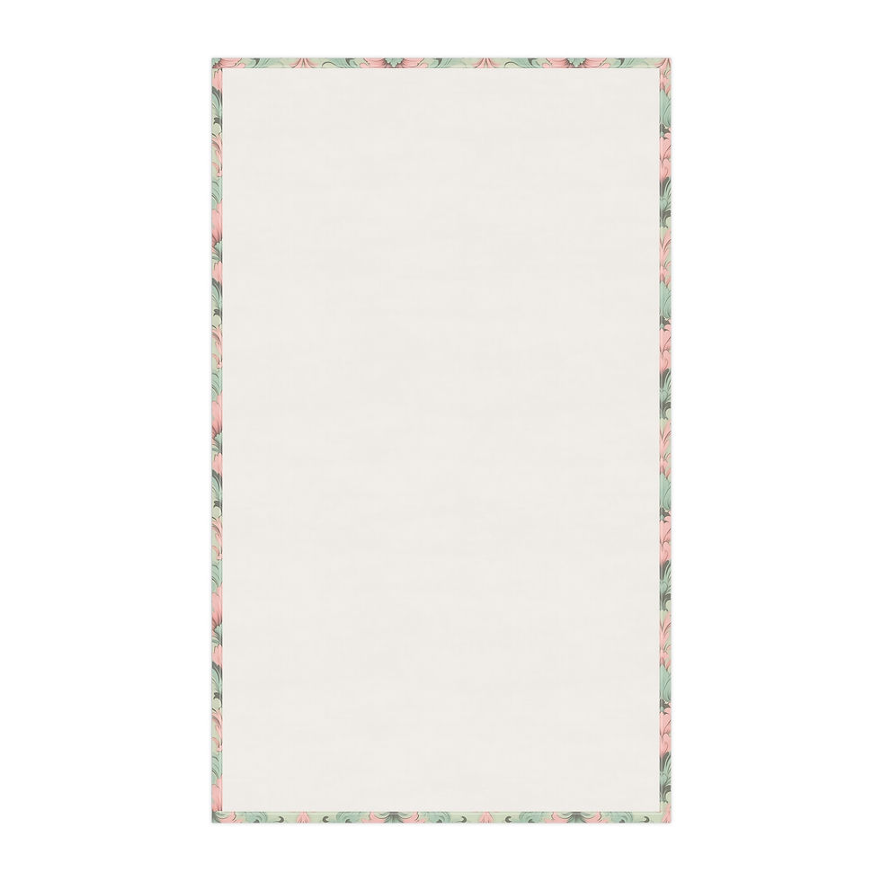 Thumbnail: Amarsa Pink and Meadow Green Tea Towel