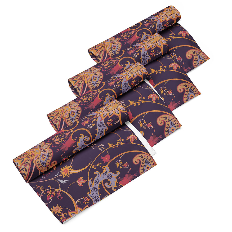 Thumbnail: Tealee Cloth napkin set copy