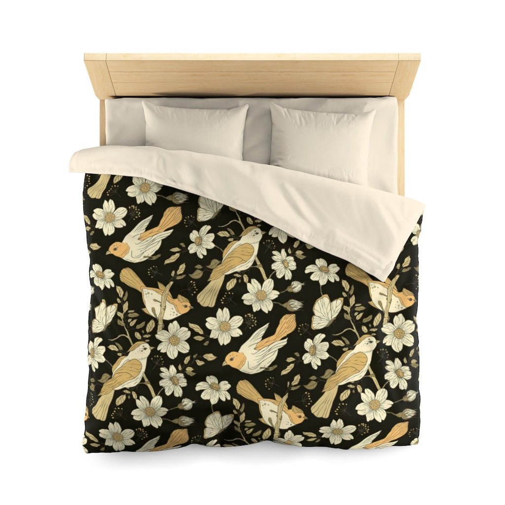 A Beautiful Garden Microfiber Duvet Cover