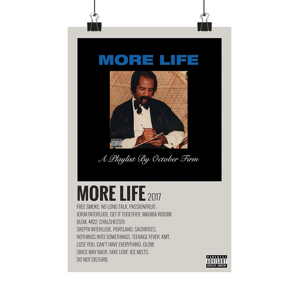 Thumbnail: MORE LIFE 2017 Matte Vertical Posters
