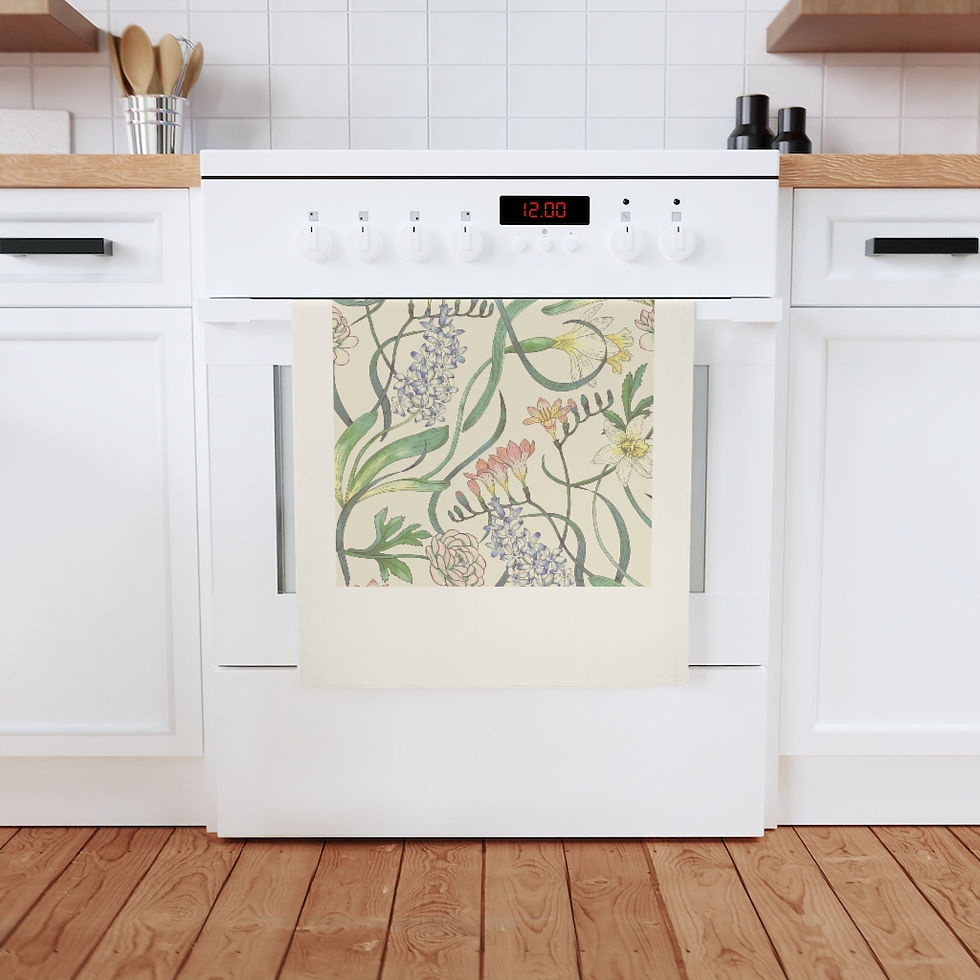 Thumbnail:  Botanica (off white) Cotton Tea Towel