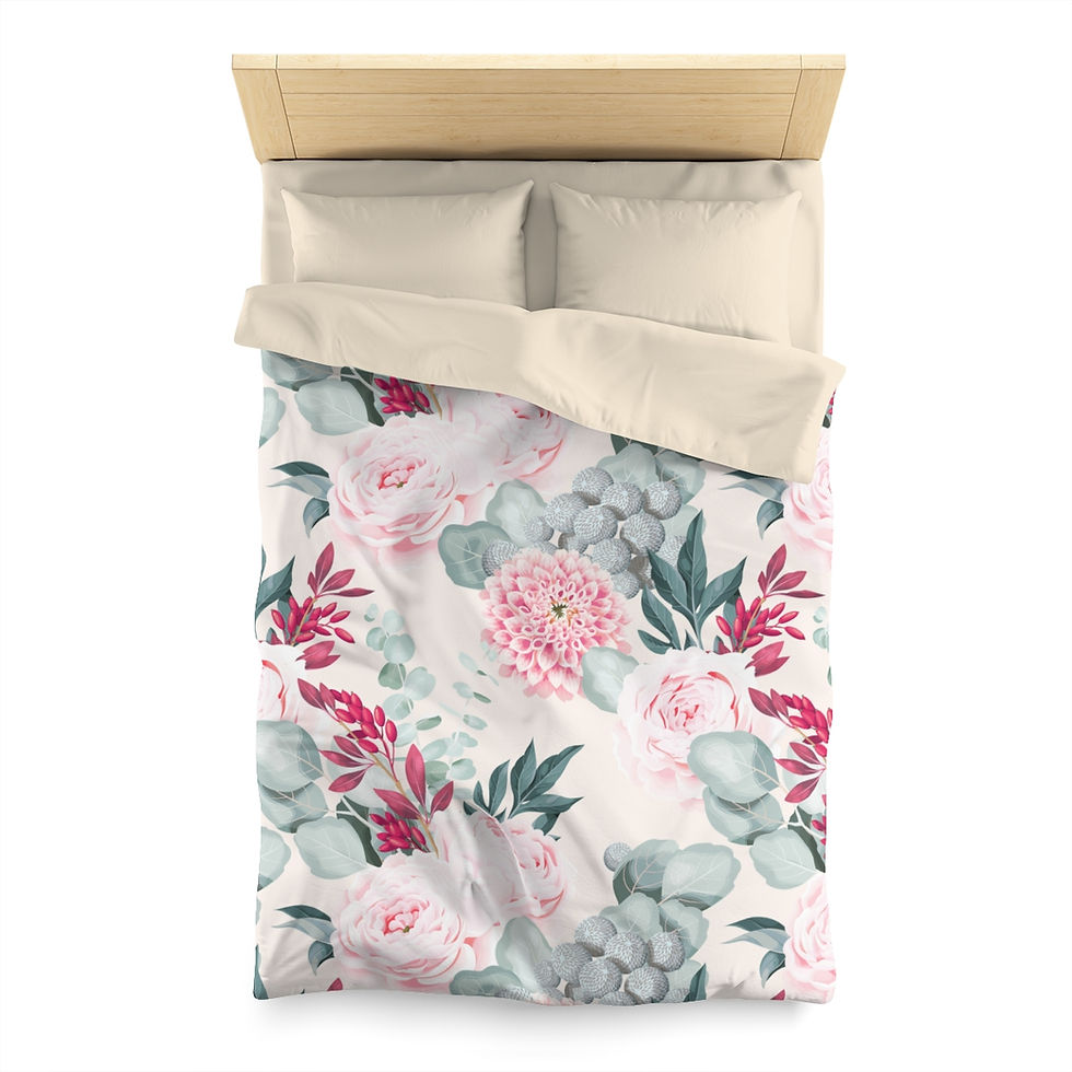 Thumbnail: Pretty Pink Microfiber Duvet Cover