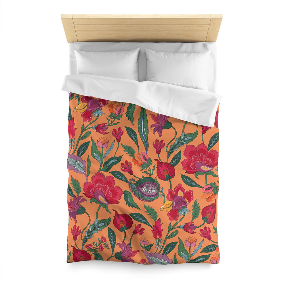 Thumbnail: Duvet Cover - Sari bright color