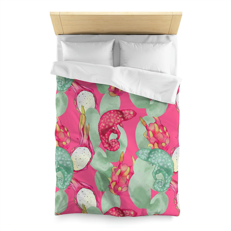Thumbnail: Dragon Milkshake Microfiber Duvet Cover
