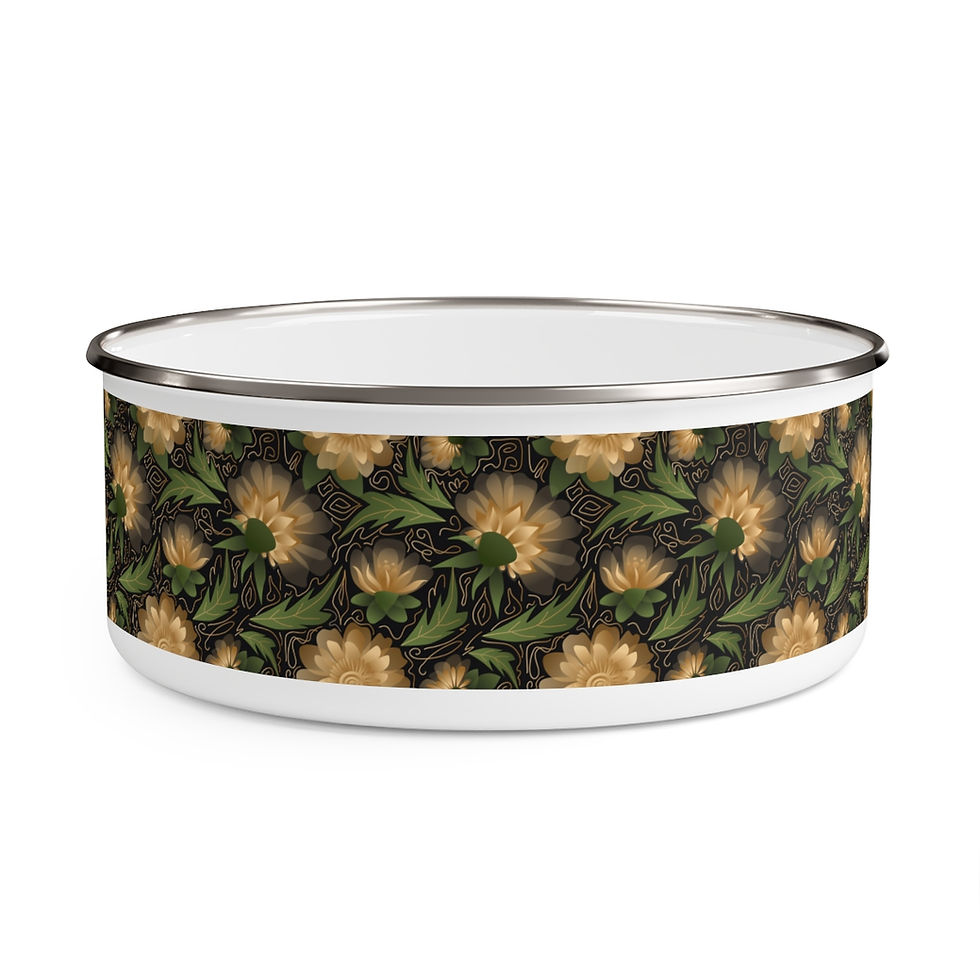 Thumbnail: Magical Forest 3   Enamel Bowl