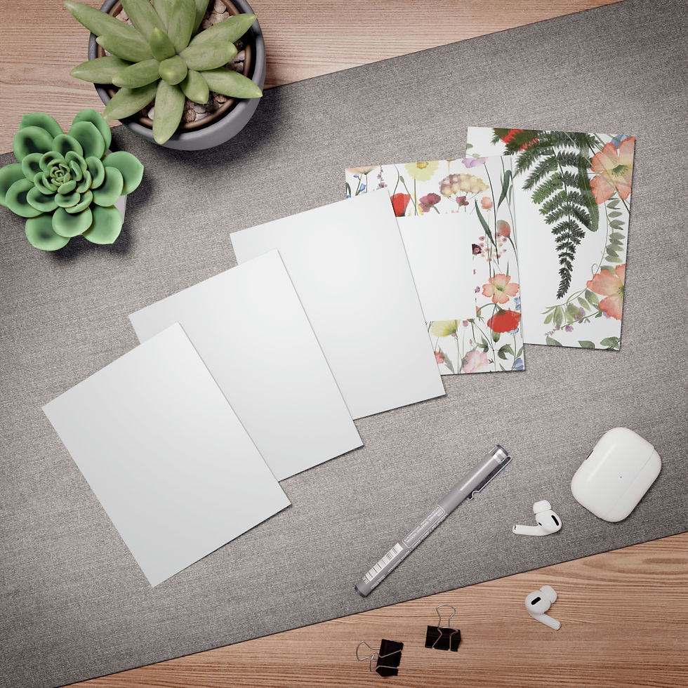 Thumbnail: A Touch of Spring Multi-Design Greeting Cards (5-Pack)