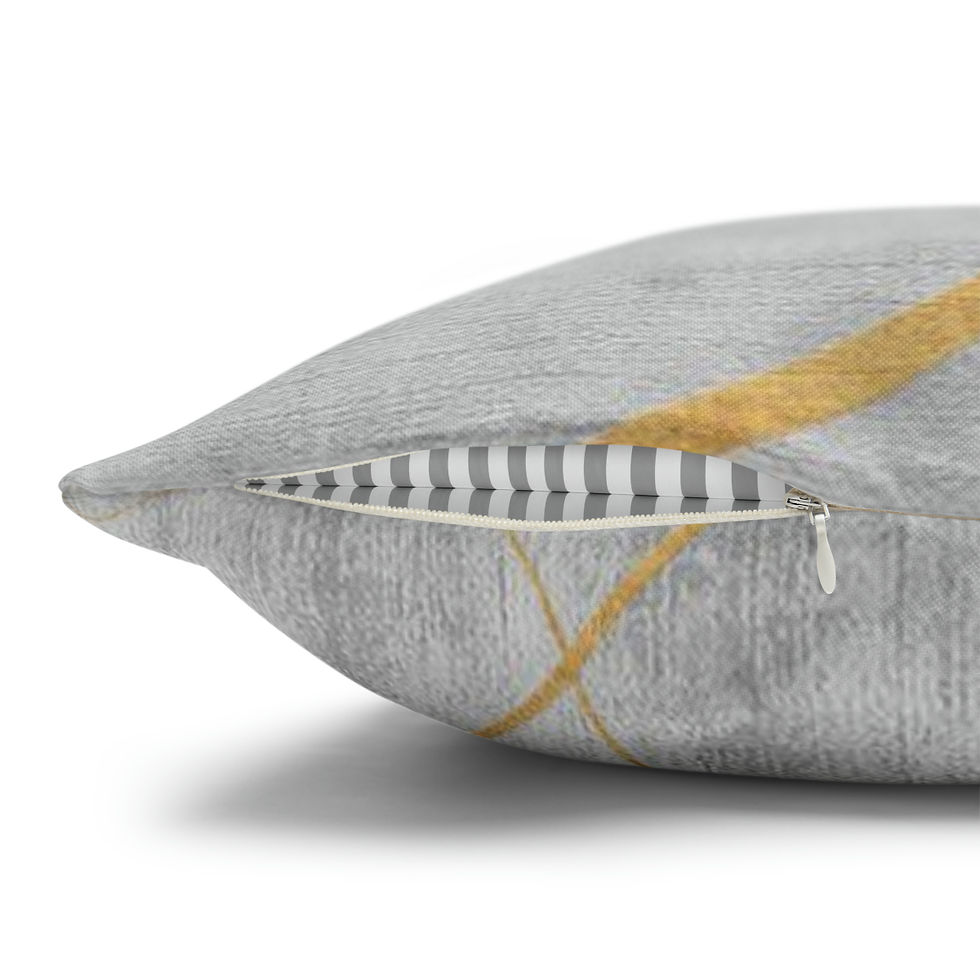 Thumbnail: Abstract Natural 5 Spun Polyester Square Pillow Case