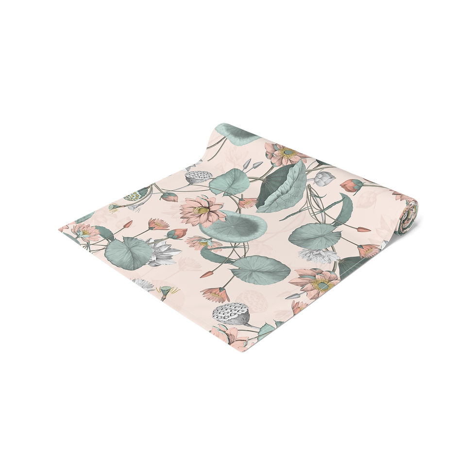 Thumbnail: Nelumbo Floral Table Runner 