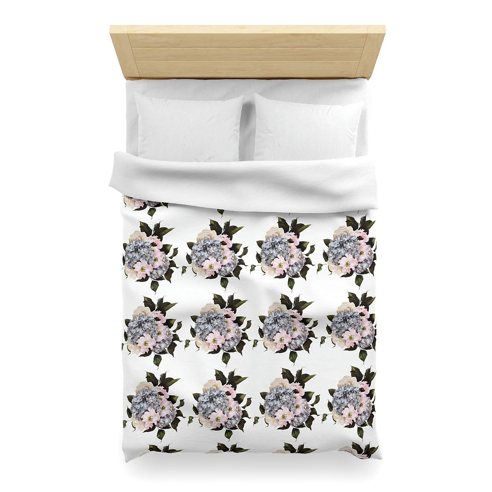 Thumbnail: Lush Bouquet Microfiber Duvet Cover