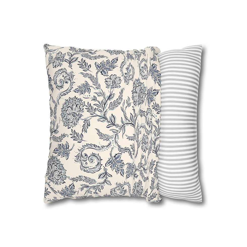 Thumbnail: Boho Luxe Outline Square Pillowcase 