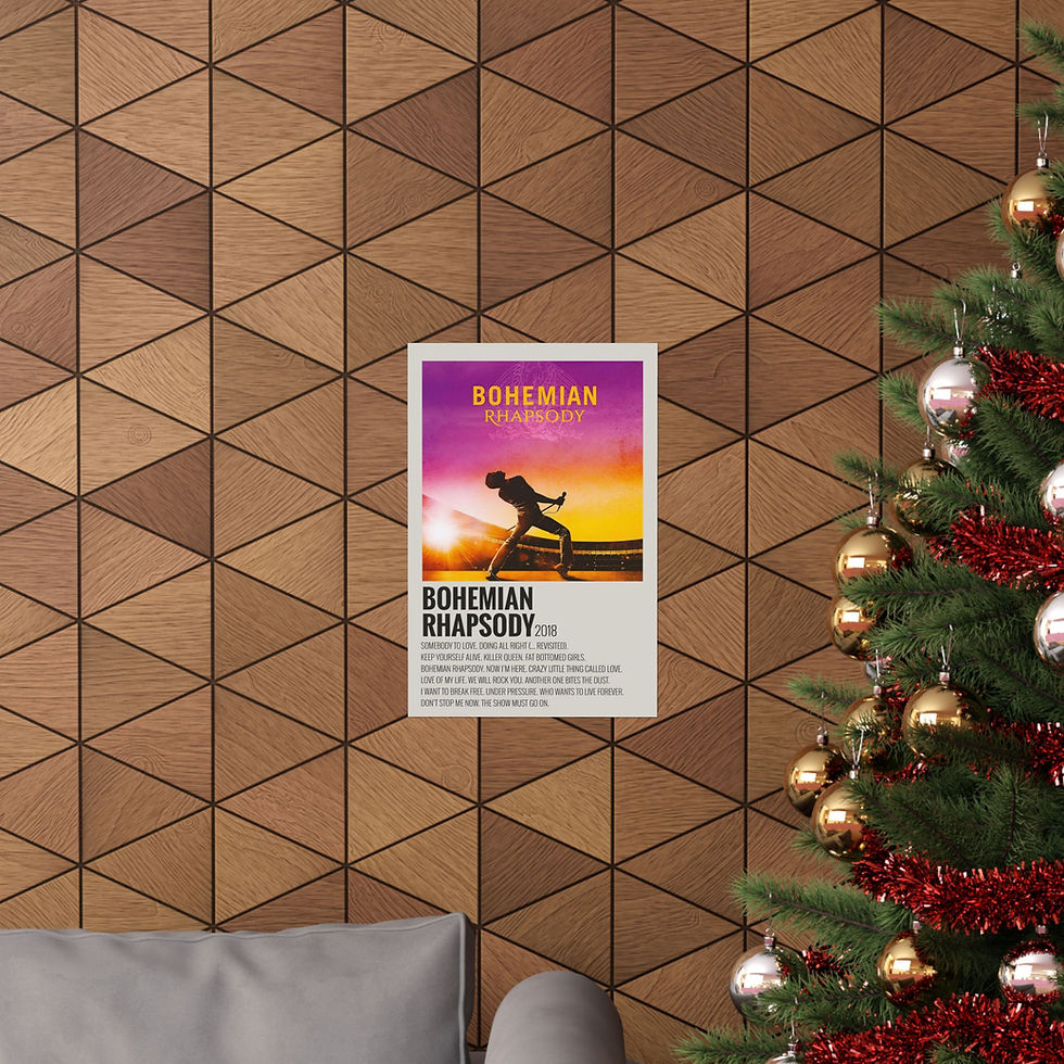 Thumbnail: Queen Bohemian Rhapsody 2018 Matte Vertical Posters