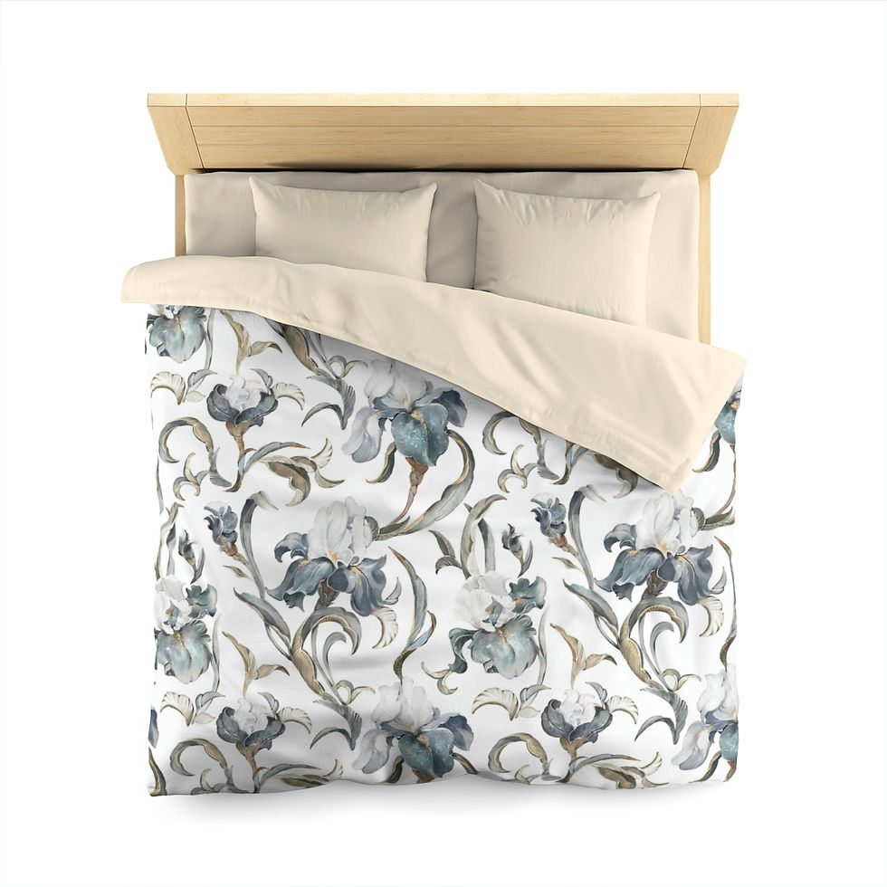Thumbnail: Bellissima Iris Microfiber Duvet Cover