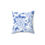 Thumbnail: Blue Peonies Spun Polyester Square Pillow