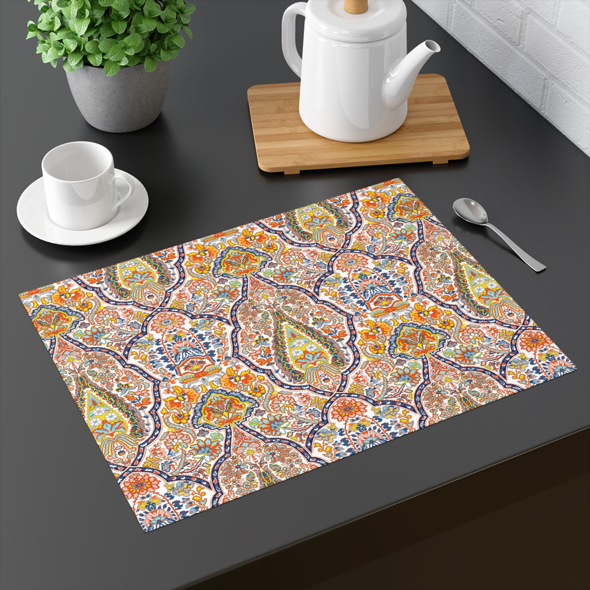 Jaipur Vibrant Floral Placemat for Dining & Entertaining