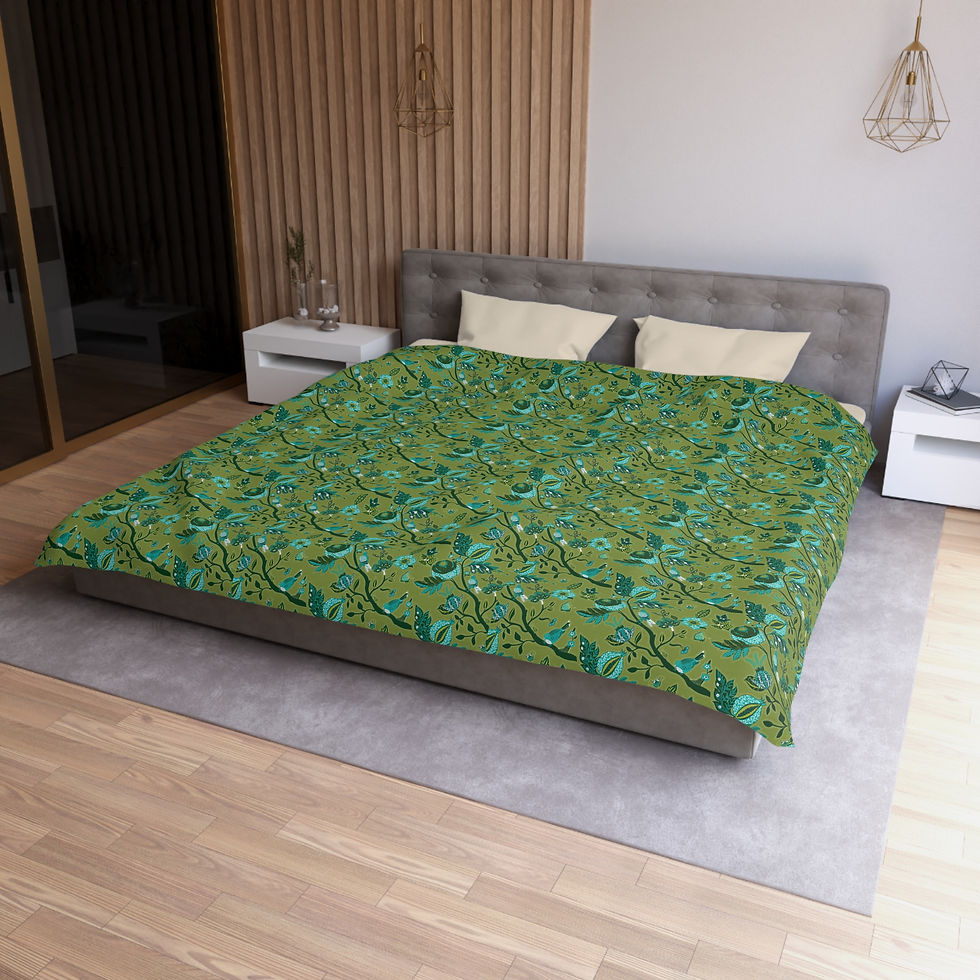 Thumbnail: Shalimar Floral Vine Microfiber Duvet Cover 