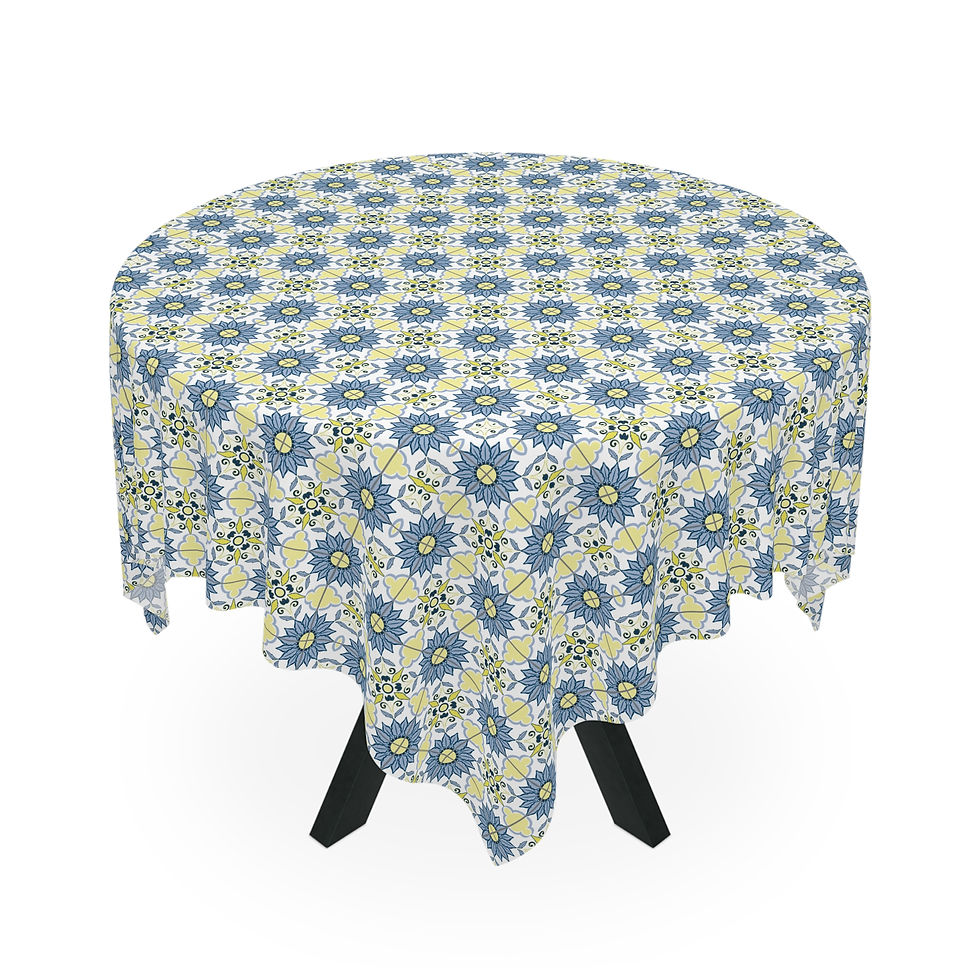 Thumbnail: Delft Tablecloth Elegance