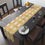 Thumbnail: Sunset Autumn Cotton-Poly Table Runner - Earthy Tones for Dining Room Decor
