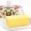 Thumbnail: Ceramic Butter Dish with Lid & Knob Handle - Elegant Kitchen Storage