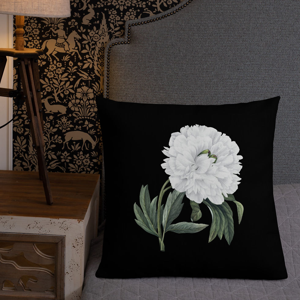 Thumbnail: Lush Green (midnight) Premium Pillow