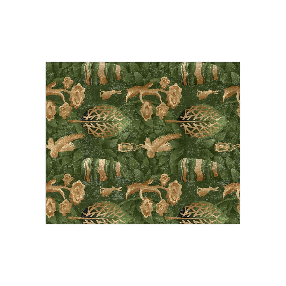 Thumbnail: Emerald City Crushed Velvet Blanket