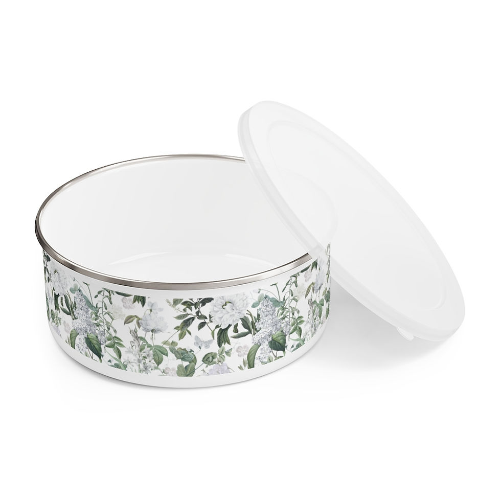 Thumbnail: Lush Green Enamel Bowl