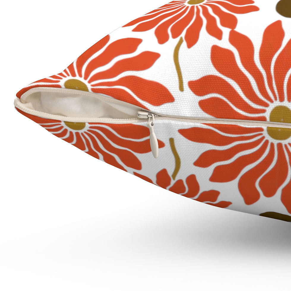 Thumbnail: Lotta Daisy Spun Polyester Square Pillow