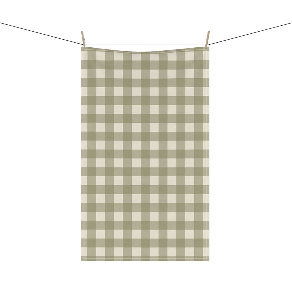 Thumbnail: Chic Plaid Cotton/Poly Tea Towels 